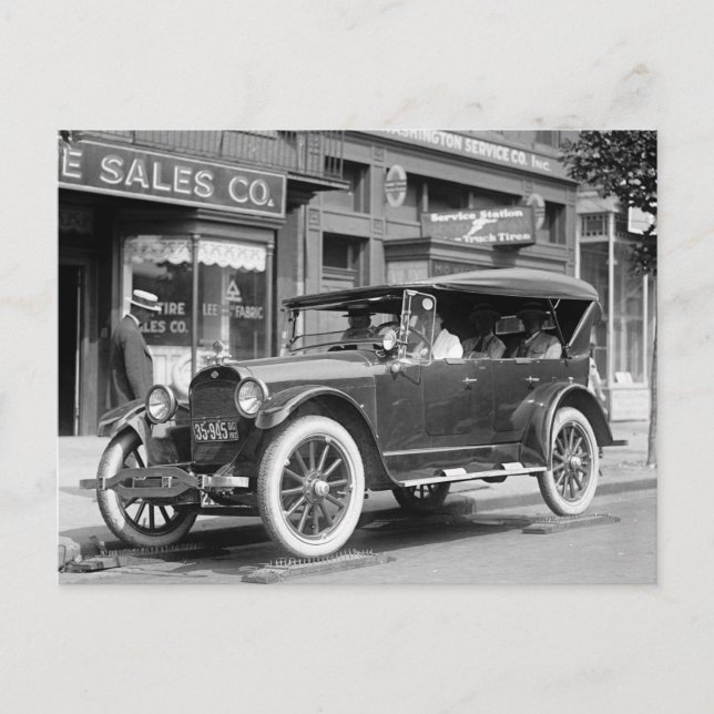 Cartão Postal Pneus duros, 1922 (Frente)