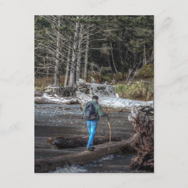 Cartão Postal PNW Hiker (Frente)