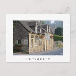 Cartão Postal Pob da vila no cartão-postal branco Cotswolds