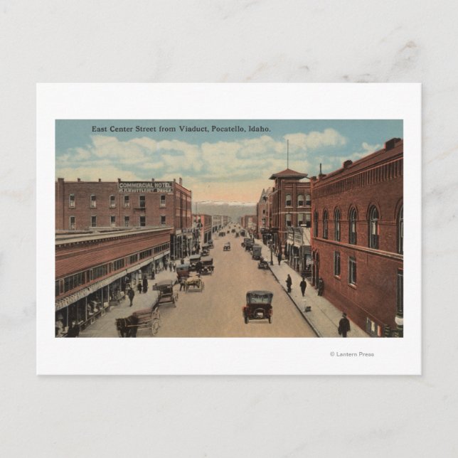Cartão Postal Pocatello, ID - Vista do E. Center (Frente)