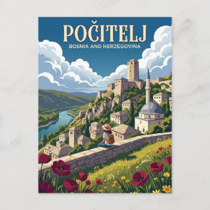 Cartão Postal Počitelj Bósnia e Herzegovina