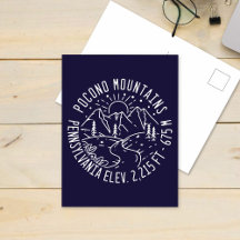 Cartão postal Poconos Retro Pensilvânia