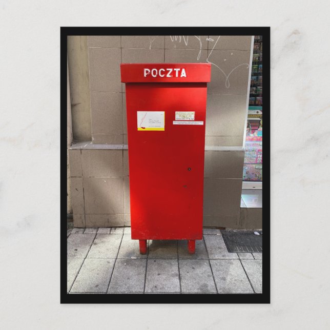 Cartão Postal Poczta Polska (Frente)