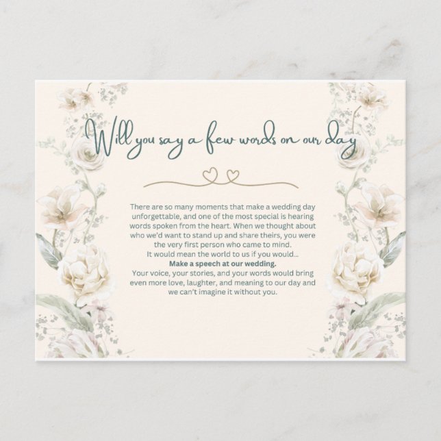 Cartão Postal Pode falar no nosso dia - Proposta (Frente)