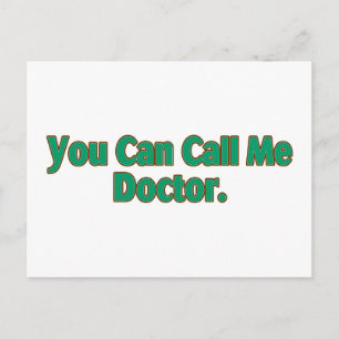 Cartão Postal Pode Me Chamar De Médico.
