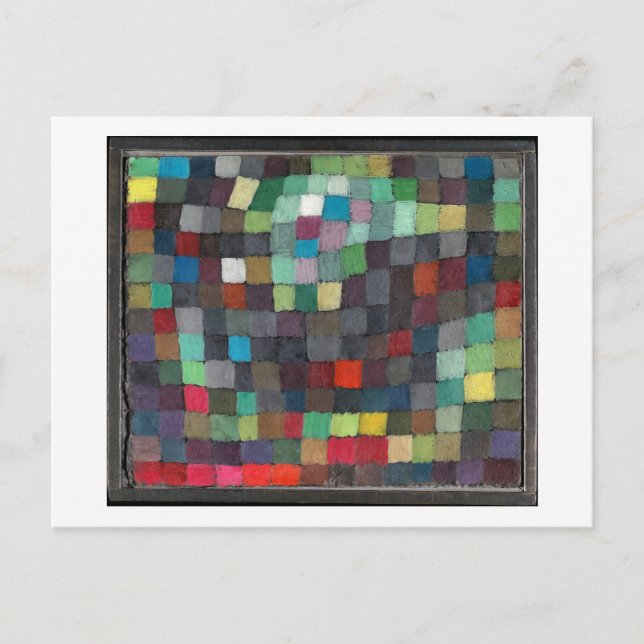 Cartão Postal Pode representar, por Paul Klee, 1925 (Frente)