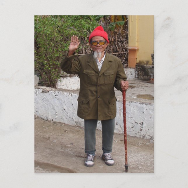 Cartão Postal Pode ser o tio Ho? (Frente)