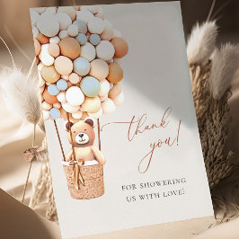 Cartão Postal Podemos Esperar! Cartão-postal chá de fraldas Obri