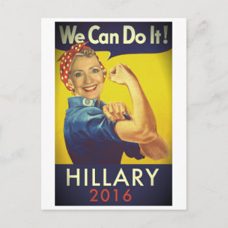 Cartão Postal Podemos fazê-lo, Hillary para Presidente!
