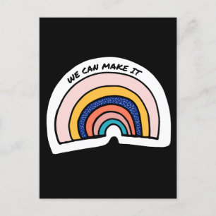 Cartão Postal Podemos fazê-lo. LGBT+Orgulho.