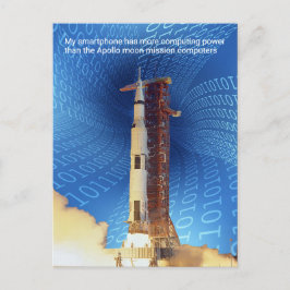 Cartão Postal Poder Computacional do Apollo 11