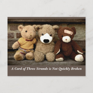 Cartão Postal Poder da Amizade Eclesiastes 4:12