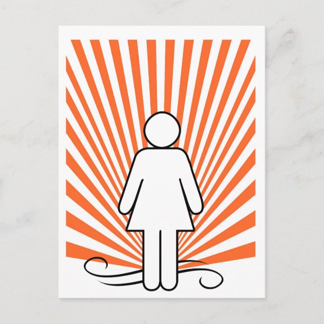 Cartão Postal Poder da Menina (Frente)