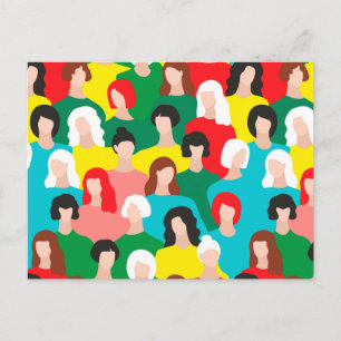 Cartão Postal Poder das raparigas