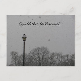 Cartão Postal Podia este ser Narnia?