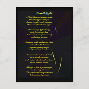 Cartão Postal Poema em
