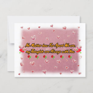 Cartão Postal Poema em um