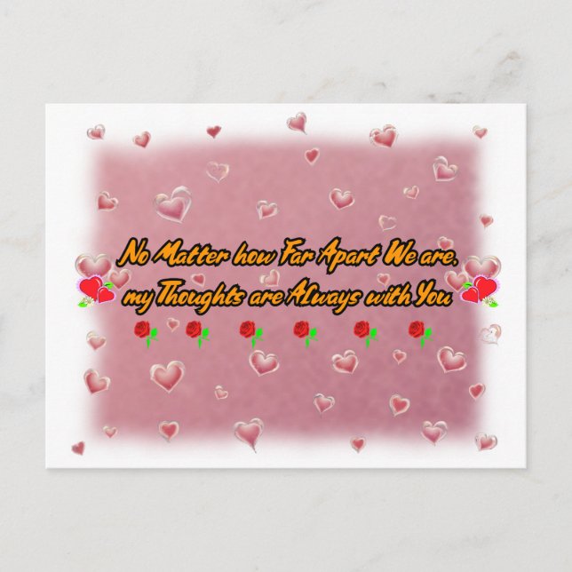 Cartão Postal Poema em um (Frente)