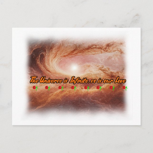 Cartão Postal Poesia e Universo em (Frente)