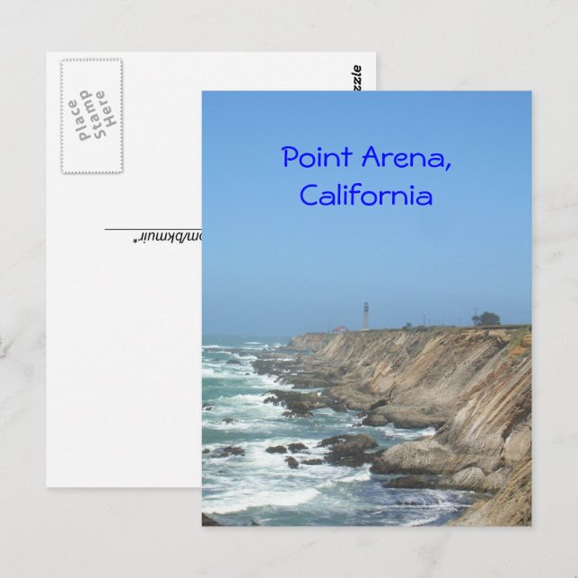 Cartão postal - Point Arena Califórnia (Frente/Verso)
