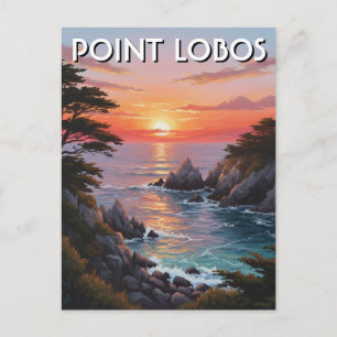 Cartão Postal Point Lobos Viagem Califórnia