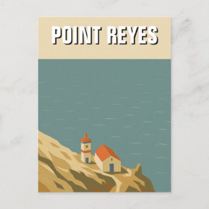 Cartão Postal Point Reyes National Seashore Viagem Vintage