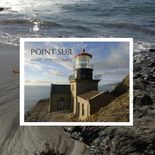Cartão Postal Point Sur Lighthouse State Historic Park, CA