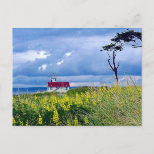 Cartão Postal Point Wilson Lighthouse, Port Townsend, Washington