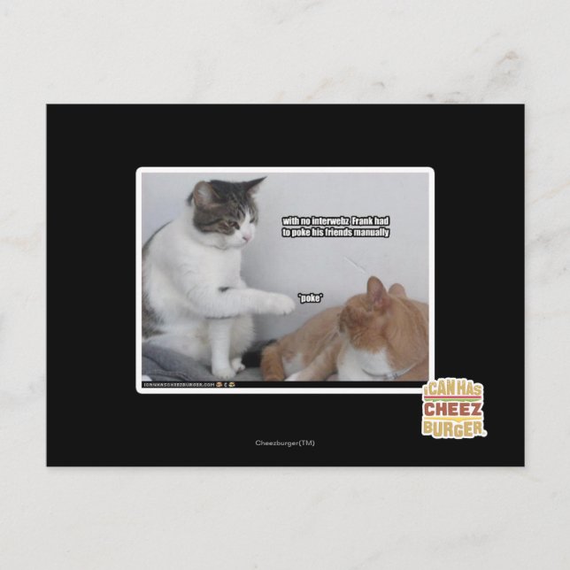 Cartão Postal Poke. (Frente)