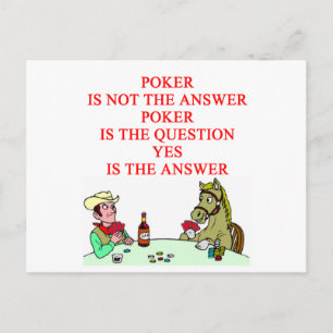 CARTÃO POSTAL POKER