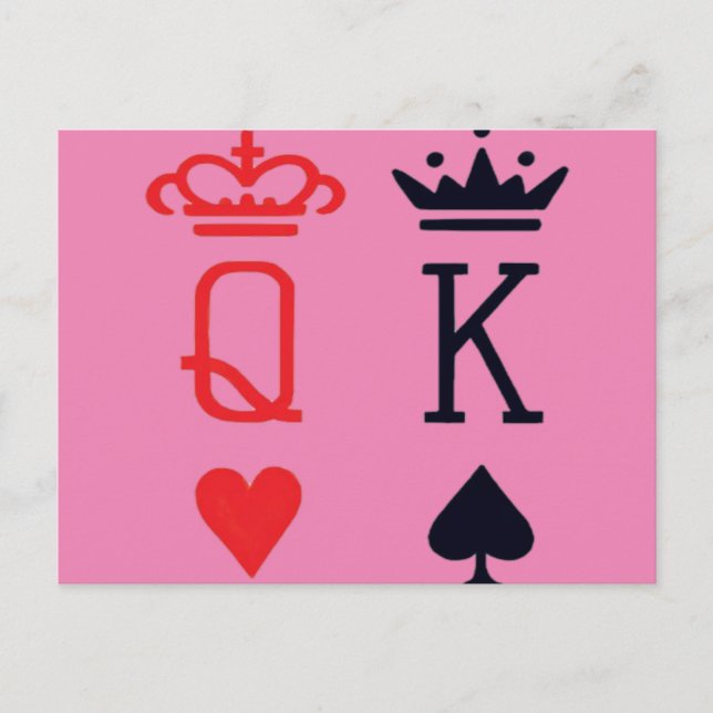 Cartão Postal Poker King (Frente)
