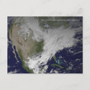 Cartão Postal Polar Vortex 2014 Onda Fria Norte-Americana