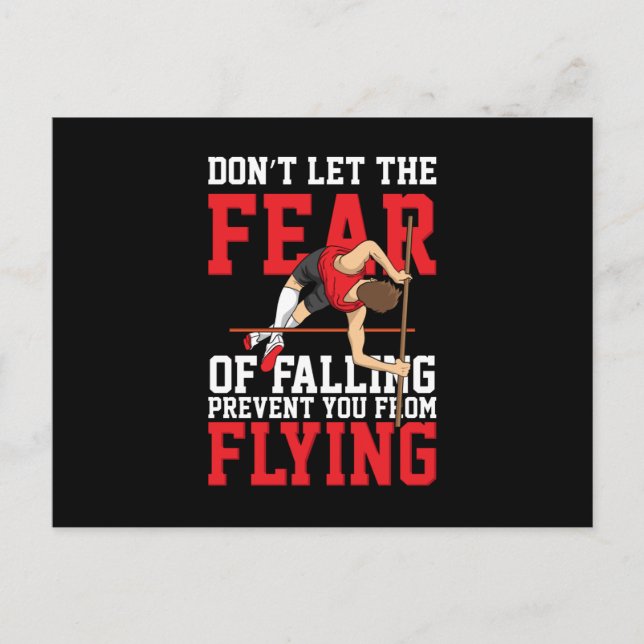 Cartão Postal Pole Vaulting (Frente)