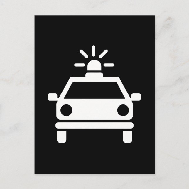 Cartão Postal Polícia (Frente)