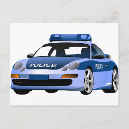 Cartão Postal polícia, cidade do Estado, serviço de proteção