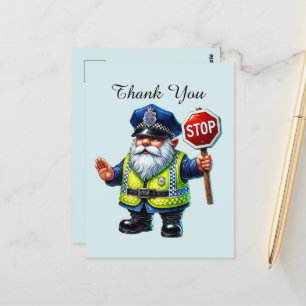 Cartão Postal Polícia Legal obrigado 