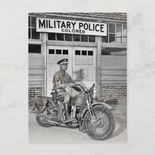 Cartão Postal Polícia Militar Americana Africana
