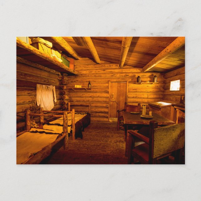 Cartão Postal Policiais Quarters Fort Clatsop - Lewis E Clark (Frente)