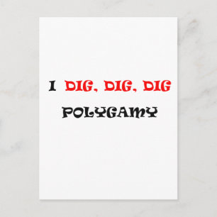 CARTÃO POSTAL POLIGAMIA