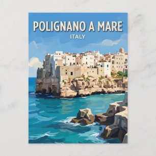 Cartão Postal Polignano a Mare do Mar Itália