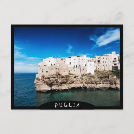 Cartão Postal Polignano a Mare houses em Puglia