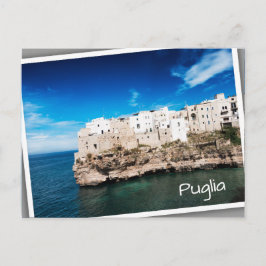 Cartão Postal Polignano a Mare houses em Puglia