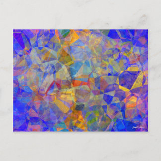 Cartão Postal Polígonos abstrato 36