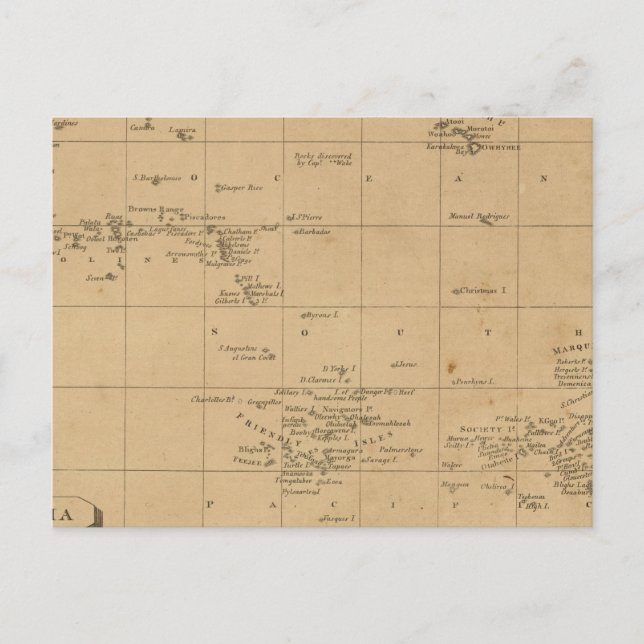 Cartão Postal Polinésia 2 (Frente)