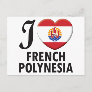 Cartão Postal Polinésia Francesa.