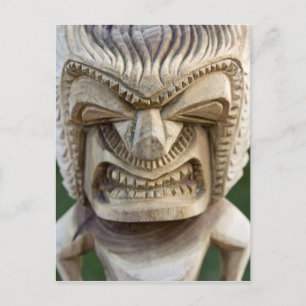 Cartão Postal Polinésia, Reino de Tonga. Encerramento da tiki