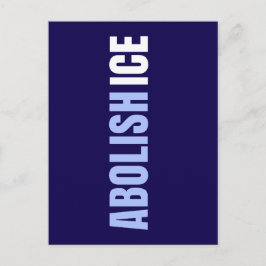 Cartão postal político anti-abolição ICE personali