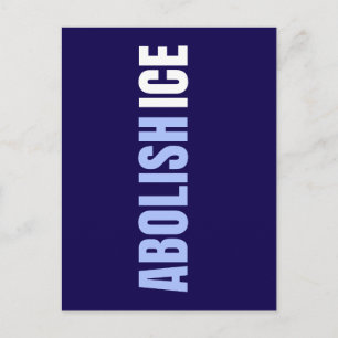 Cartão postal político anti-abolição ICE personali