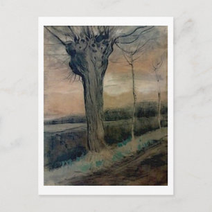 Cartão Postal Pollard Willow Van Gogh - Pintura de Belas Artes