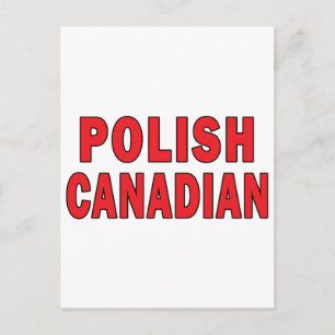 Cartão Postal Polonês canadiano